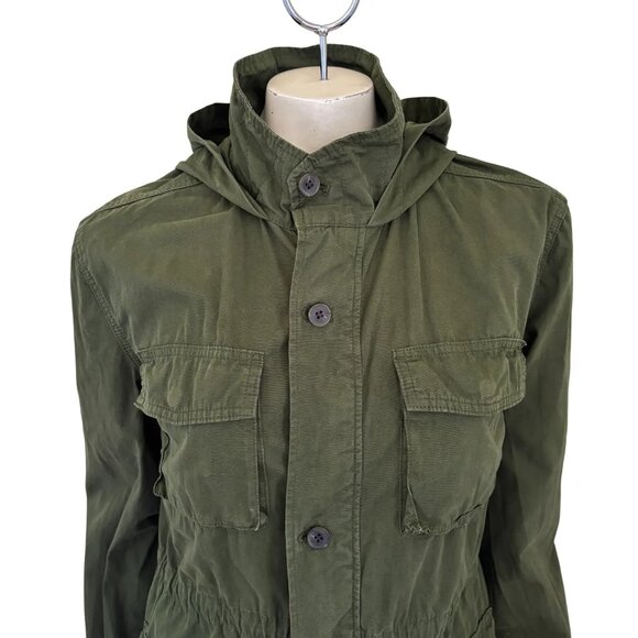J.CREW Garment Dyed M65 Field Jacket in Military Green SZ 8 - Picture 3 of 12